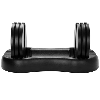 12.5KGS ADJUSTABLE DUMBBELL STEEL+PLASTIC(Adjustable range:2.5KGS,5KGS,7.5KGS,10KGS,12.5KGS)