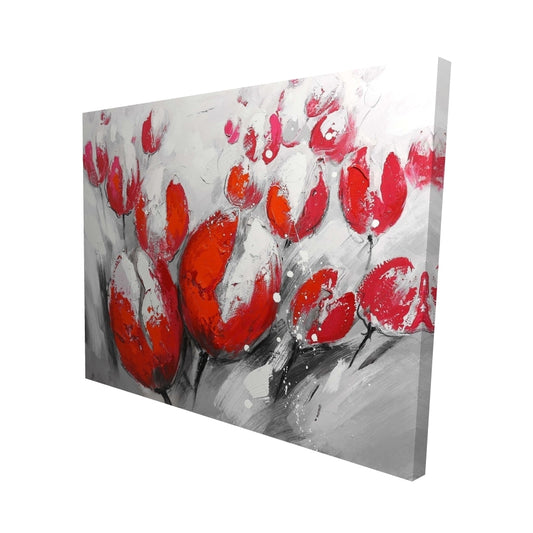 Red tulips - 16x20 Print on canvas