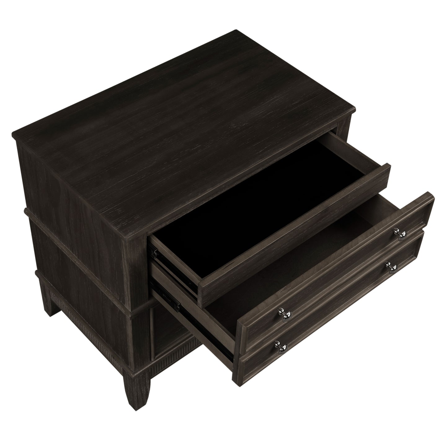 Hazel 3-Drawer Nightstand, Coffee