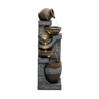 Cliffdell Resin Fountain With Ligh