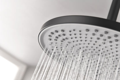 Shower Head - High Pressure Rain - Luxury Modern Look - No Hassle Tool-less 1-Min