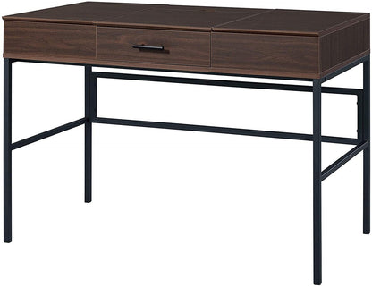 ACME Verster Built-in USB Port Writing Desk, Oak & Black Finish 93092