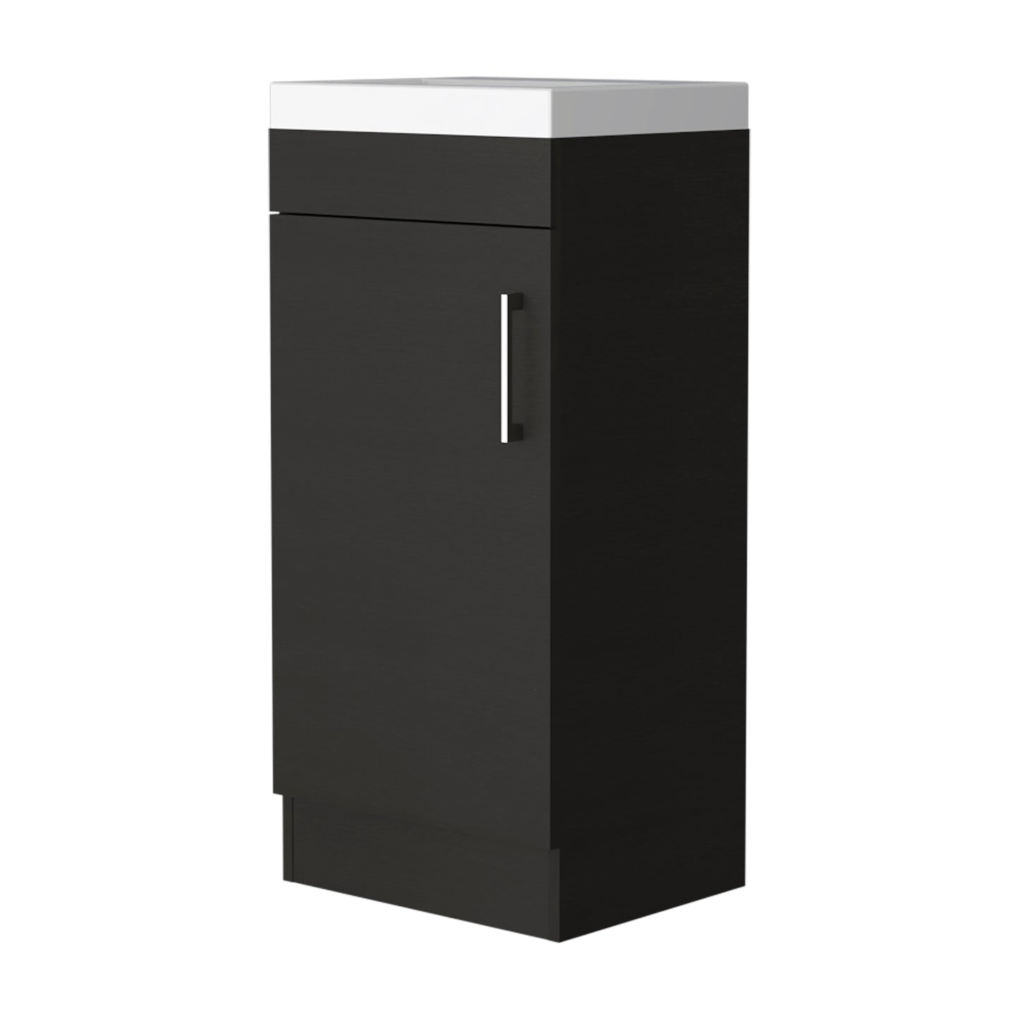 Redmond Rectangle Bathroom Vanity Black Wengue