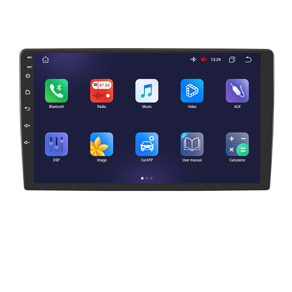 2S Series 9" 4+32GB Touchscreen Android 12 Octa Core QLED 1280*720 Car Gps Navigation Stereo Carplay