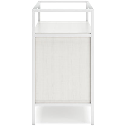 Ashley Deznee White Contemporary Small Bookcase H162-16