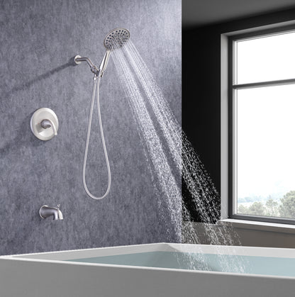 6 In. Detachable Handheld Shower Head Shower Faucet Shower System