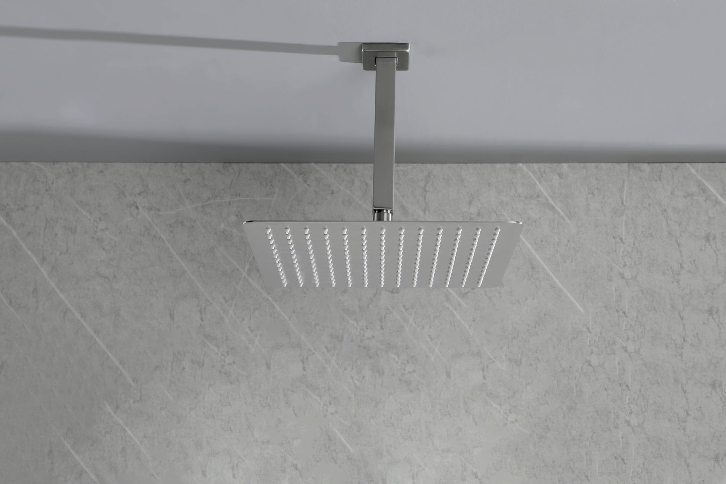 Matte Black  Bathroom Luxury Combo Set Ceiling Mounted Rainfall