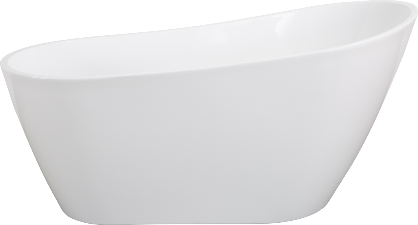 Acrylic Alcove Freestanding Soaking Bathtub-63  22A04-63