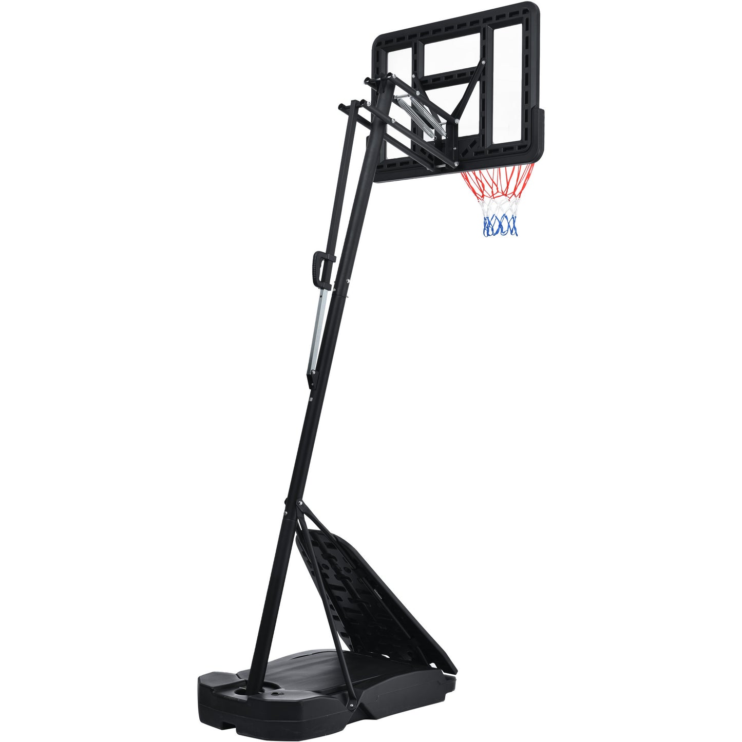 Portable Basketball Hoop Basketball System 8-10ft Height Adjustment for Youth Adults LED Basketball Hoop Lights, Colorful lights, Waterproof，Super Bright to Play at Night Outdoors,Good Gift for Kids