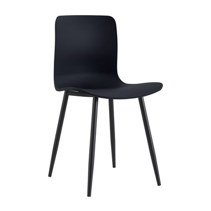 D&N Dining Chair, PP-608-ZX-HEI04, Set of 4, Black