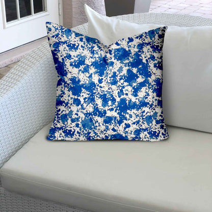 SANDY Indoor/Outdoor Soft Royal Pillow, Zipper Cover w/Insert, 12x12