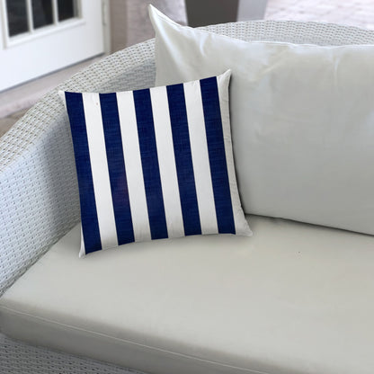 CABANA SMALL Navy Indoor/Outdoor Pillow - Sewn Closure