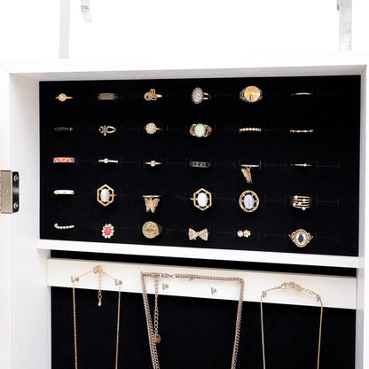 Fashion Simple Jewelry Storage Mirror Cabinet Can Be Hung On The Door Or Wall