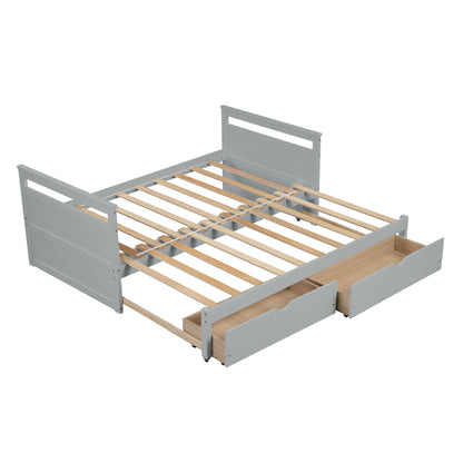 THE TWIN BED CAN BE EXPANDED WITH 2 DRAWERS