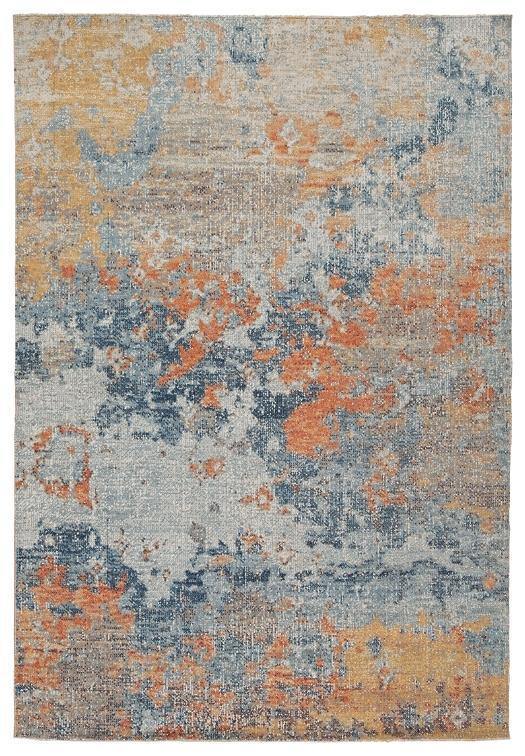 Ashley Wraylen Multi Contemporary 5'3" x 7' Rug R405052