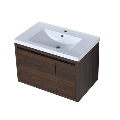 Single Sink Bathroom Vanity,Wall Mounting 30 Inch,30 X 18