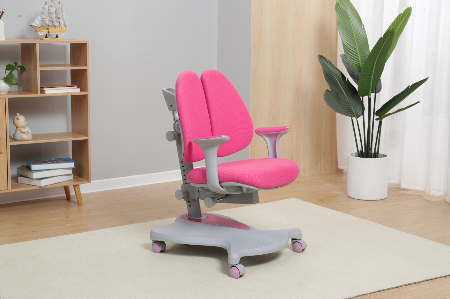 Ergonomic Height Adjustable Kids Chair Model C07/Pink