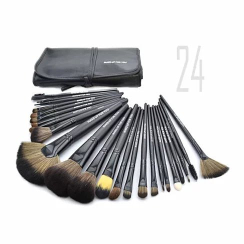 Beauty Business 24 Pc High Quality Makeup Brush set by VistaShops