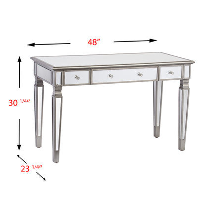 Wedlyn Mirrored Writing Desk