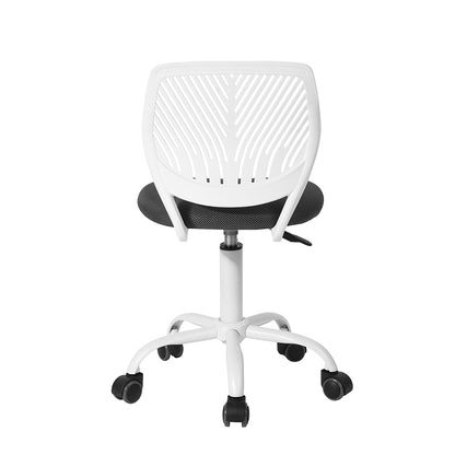 Plastic Task Chair/Office Chair - Grey & White