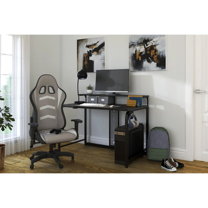 Ashley Lynxtyn 48" Black Contemporary Home Office Desk H400-110