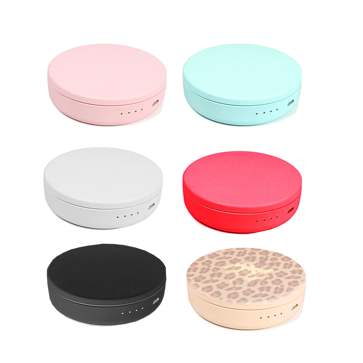 Compact Mirror With Portable Phone Charger by VistaShops