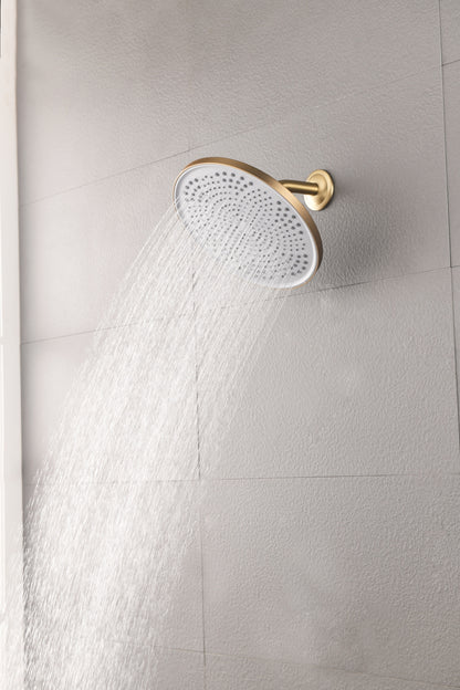 Shower Head - High Pressure Rain - Luxury Modern Look - No Hassle Tool-less 1-Min