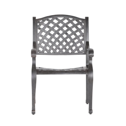 Sparta Modern Dining Arm Chair, Navy Blue