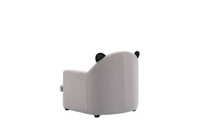 Beautiful Kids Chair 1pc Panda Grey