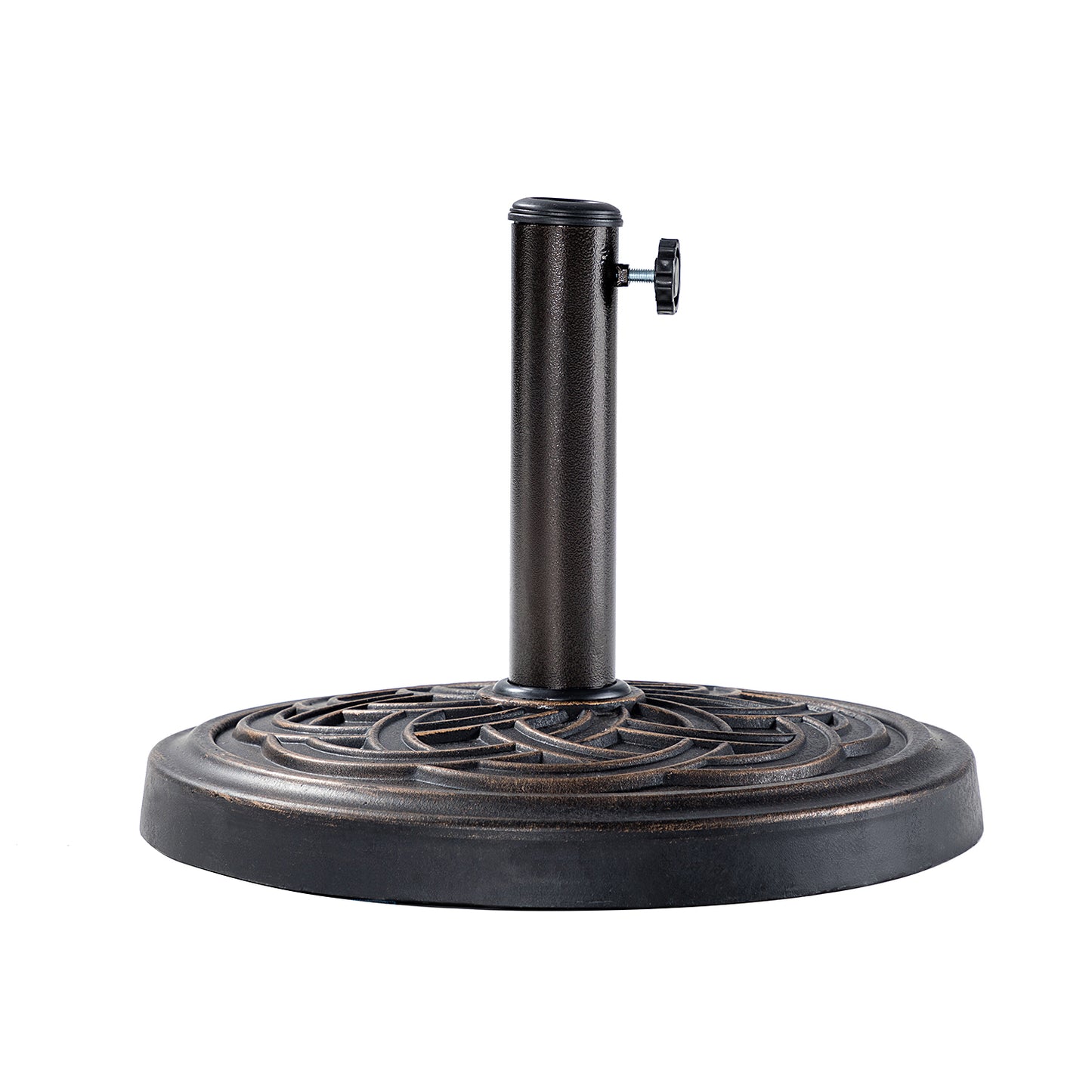 Zurina Resin Free Standing Umbrella Base-BRONZE