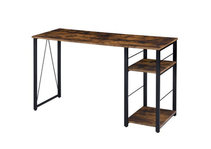 ACME Vadna Writing Desk, Weathered Oak & Black Finish 92765