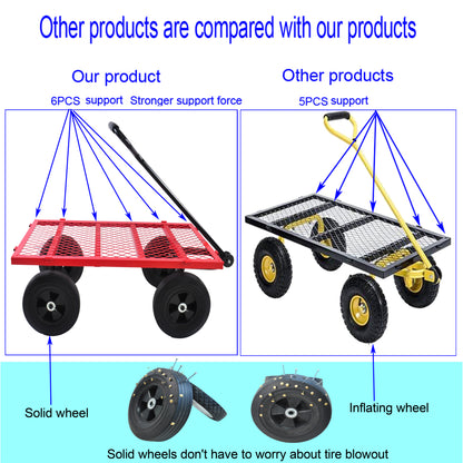 Tools cart Wagon Cart Garden cart trucks make it easier to transport firewood