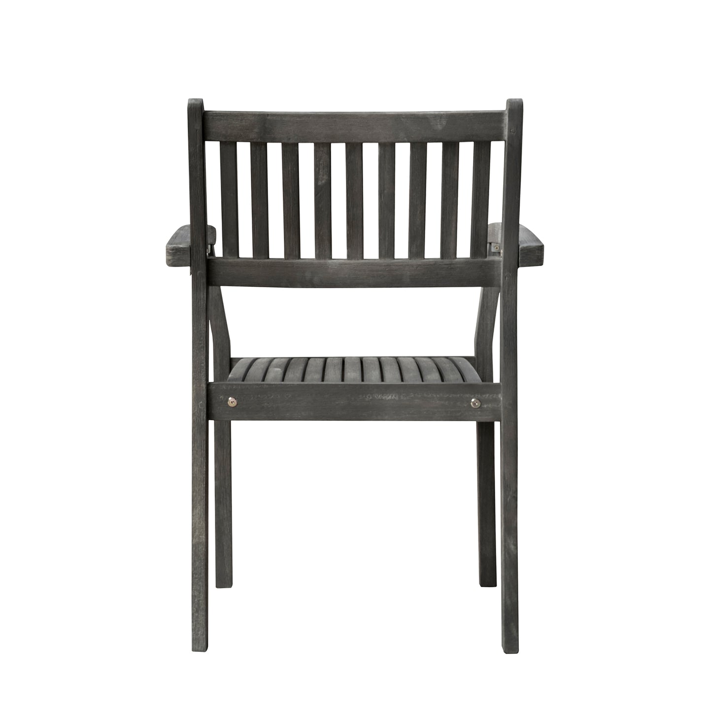 Renaissance Outdoor Patio Hand-scraped Wood Stacking Armchair (Set of 2)