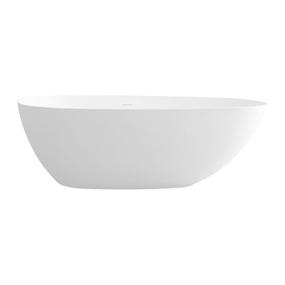 1500mm small size solid surface stone Bathroom freestand bathtub