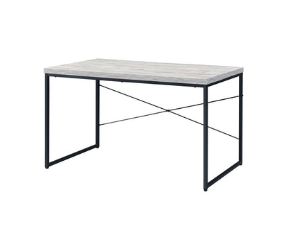 ACME Jurgen Desk, Antique White & Black 92915