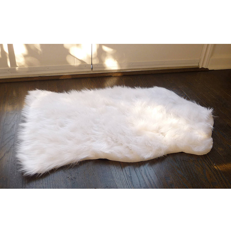 "Luxury Decorative" Hand Tufted Faux Fur Sheepskin Area Rug