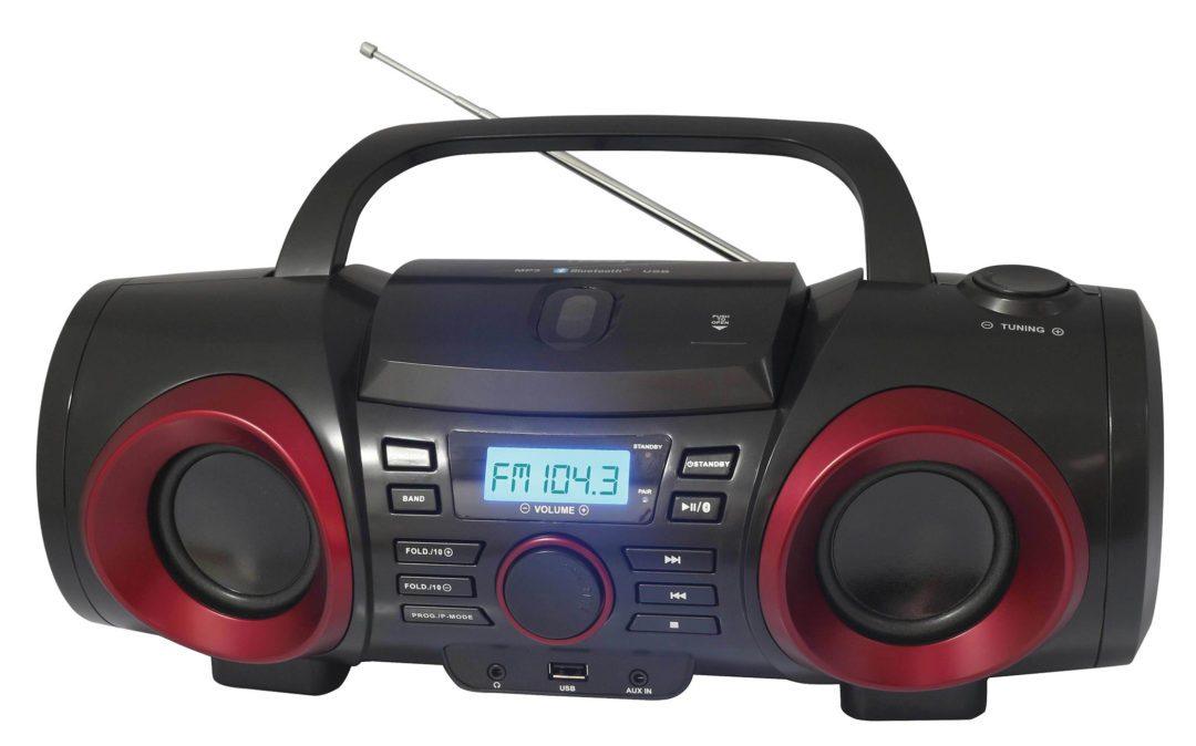 MP3/CD Boombox with Bluetooth by VYSN