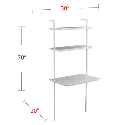 Holly & Martin Haeloen Wall Mount Desk - White