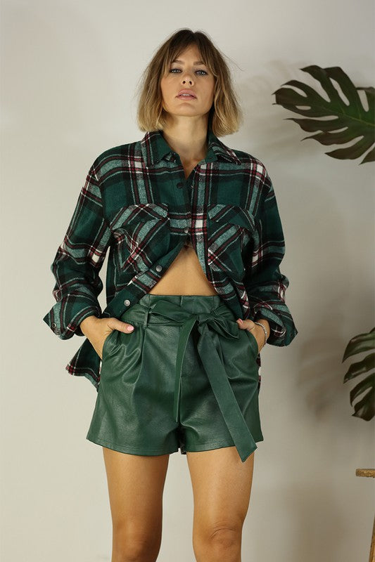 THICK PLAID JACKET