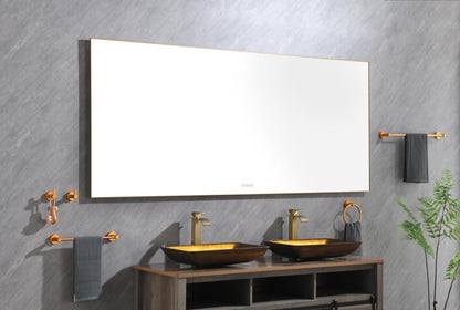 84x 36Inch LED Mirror Bathroom Vanity Mirror with Back Light, Wall Mount Anti-Fog Memory Large Adjustable Vanity Mirror