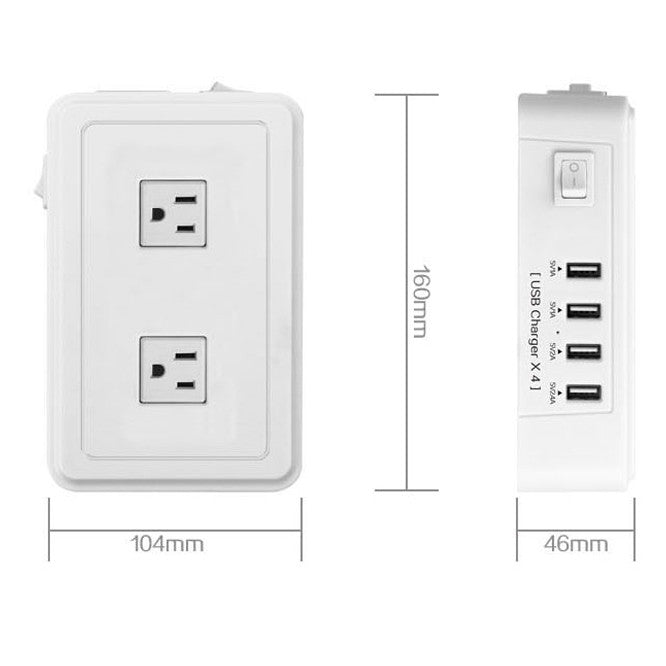 Mix Master Charging Hub For AC And USB Outlets by VistaShops