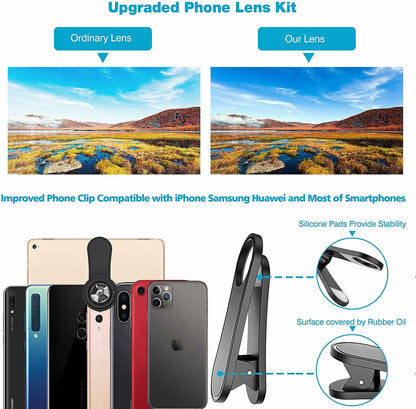 12 in 1 Upgraded Photography Set for iPhone And Any Smartphones by VistaShops