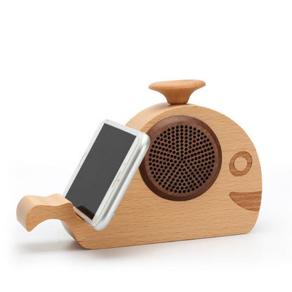 WOODSY GOODSY 2 IN 1 Bluetooth Speaker And Cell Phone Stand by VistaShops