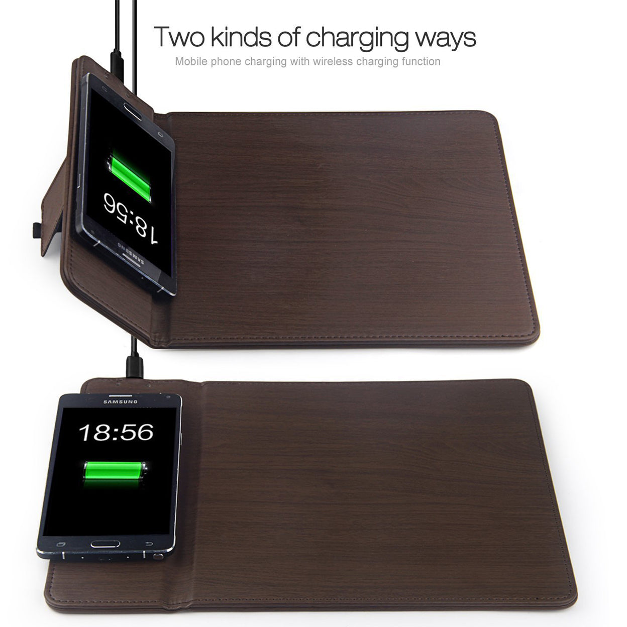 Power Pad Wireless Charger And Mouse Pad For iPhone 8 And Samsung by VistaShops