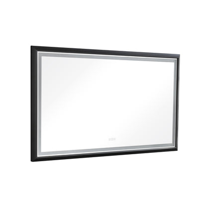 LTL needs to consult the warehouse address72in. W x 36in. H Oversized Rectangular Black Framed LED Mirror Anti-Fog Dimmable Wall Mount Bathroom Vanity Mirror