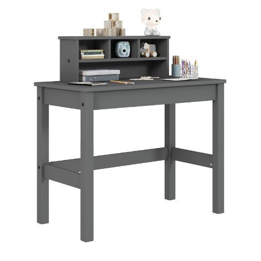 ACME Logan Writing Desk, Gray Finish 92995