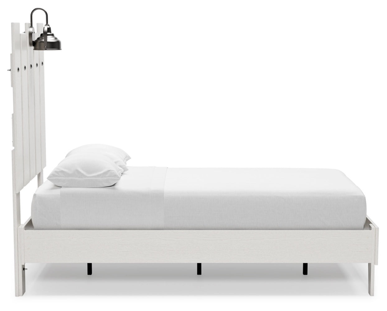 Ashley Vaibryn White Casual Twin Panel Platform Bed EB1428B2