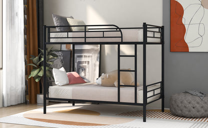 Twin Over Twin Metal Bunk Bed (Black) ( old sku: MF189201BAA )