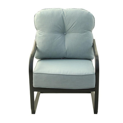 Spring Chair, Light Blue, Set of 2