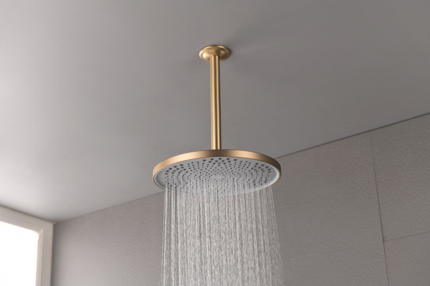 Shower Head - High Pressure Rain - Luxury Modern Look - No Hassle Tool-less 1-Min Installation - The Perfect Adjustable Replacement For Your Bathroom Shower Heads